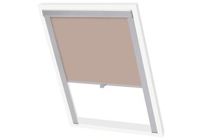 VidaXL Verduisterend Rolgordijn Beige P06/406 - 66% Korting