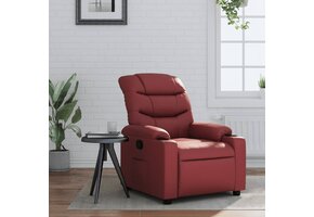 vidaXL Fauteuil Kunstleer Wijnrood - 41% Korting