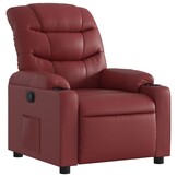 vidaXL Fauteuil Kunstleer Wijnrood - 41% Korting
