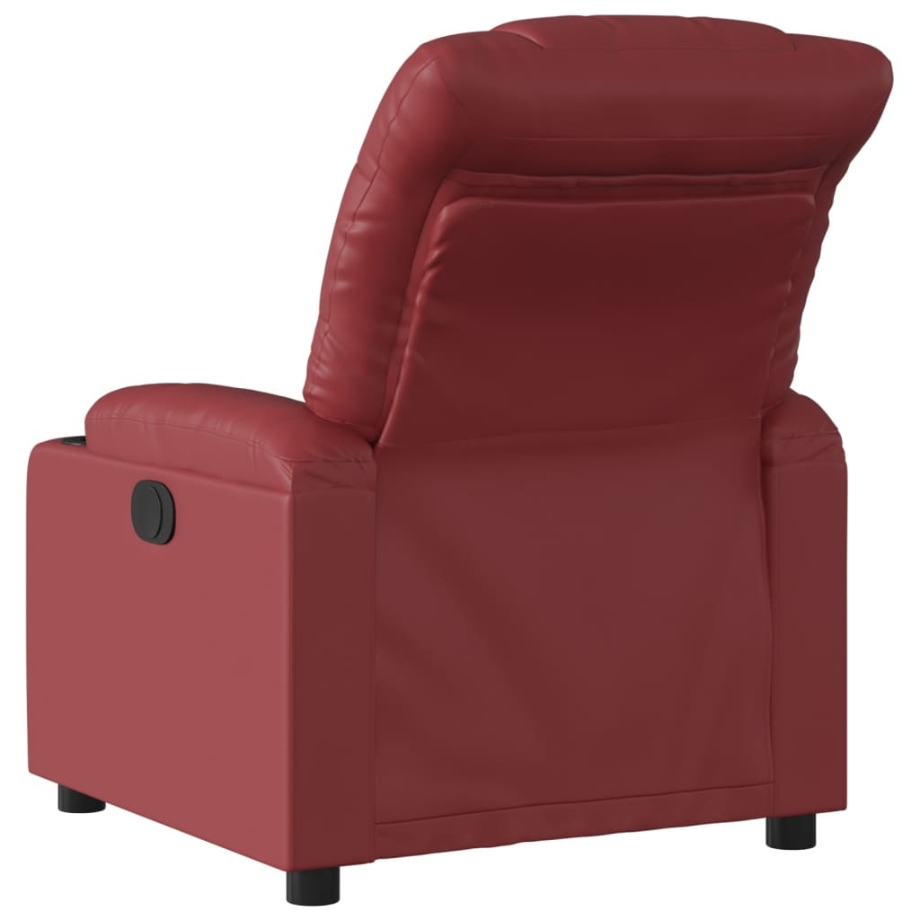 vidaXL Fauteuil Kunstleer Wijnrood - 41% Korting
