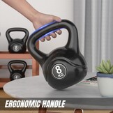 Kettlebell-Gewicht met Ergonomische Handgreep, Kettlebell-Halter voor Spiertraining Thuis en in de Sportschool