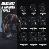 Kettlebell-Gewicht met Ergonomische Handgreep, Kettlebell-Halter voor Spiertraining Thuis en in de Sportschool