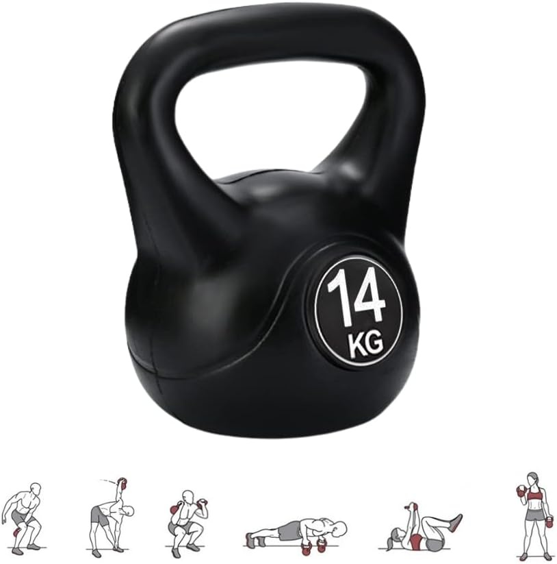 Kettlebell-Gewicht met Ergonomische Handgreep, Kettlebell-Halter voor Spiertraining Thuis en in de Sportschool