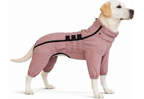 Warme Hondenjas Roze - 4 Poten, Wind- & Waterdicht - 3XL - 40% Korting!