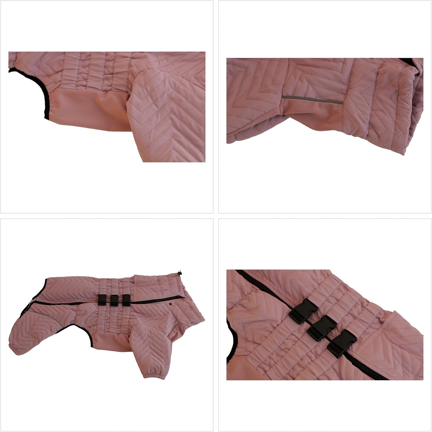 Warme Hondenjas Lotus Roze (3XL) - Winddicht & Waterdicht met 59% Korting