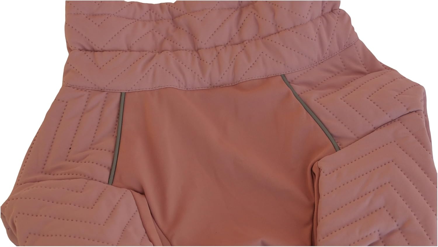 Warme hondenjas dubbele lagen hondenvest, 11 poten bedekt winddicht waterdicht reflecterend warm hondenvest outdoor schaatsen hondenkostuum voor kleine middelgrote grote honden lotus roze 3XL