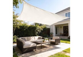 Zonnezeil 5x6m Crème Waterdicht - 41% Korting!