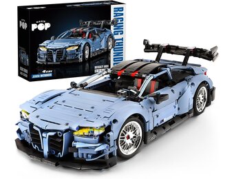 M4 Technic auto bouwset, Champion 1:10 raceauto bouwspeelgoed, cadeau voor technische liefhebbers volwassenen en jongens vanaf 14 jaar (2280 stuks)