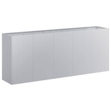 vidaXL Plantenbak 200x40x80 cm gegalvaniseerd staal