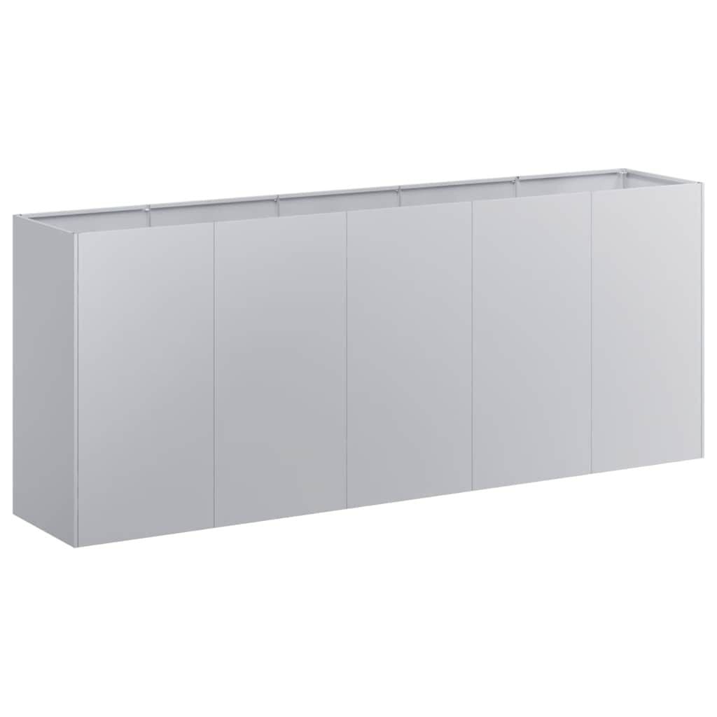 vidaXL Plantenbak 200x40x80 cm gegalvaniseerd staal