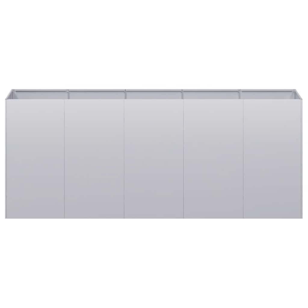 vidaXL Plantenbak 200x40x80 cm gegalvaniseerd staal