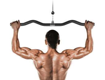 Lat Pulldown Bar, Trekstang Kabelmachine Bijlagen voor Home Gym Multifunctionele Lat Balk Fitness-Pull-Upstang Krachttraining