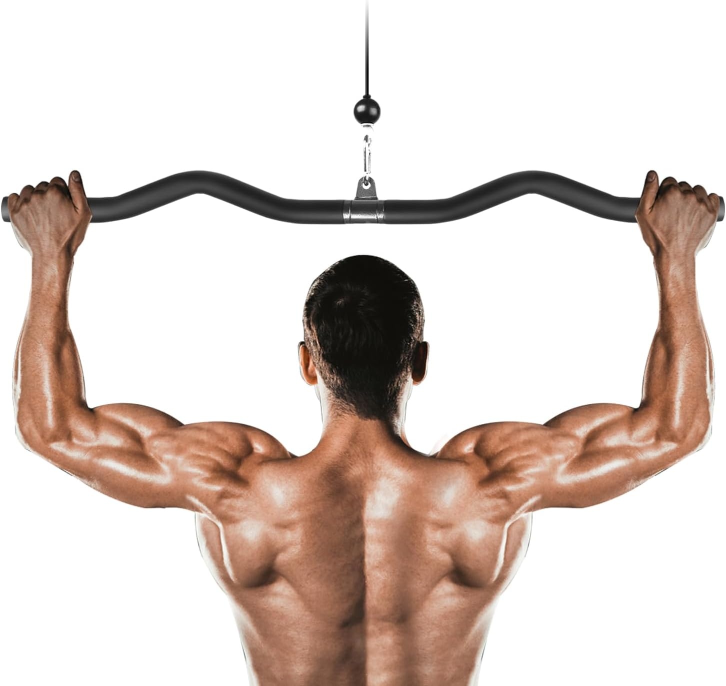 Lat Pulldown Bar, Trekstang Kabelmachine Bijlagen voor Home Gym Multifunctionele Lat Balk Fitness-Pull-Upstang Krachttraining