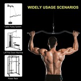 Lat Pulldown Bar, Trekstang Kabelmachine Bijlagen voor Home Gym Multifunctionele Lat Balk Fitness-Pull-Upstang Krachttraining