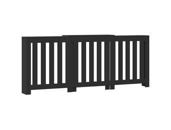 vidaXL Radiatorombouw Zwart 62% Korting - Bewerkt Hout