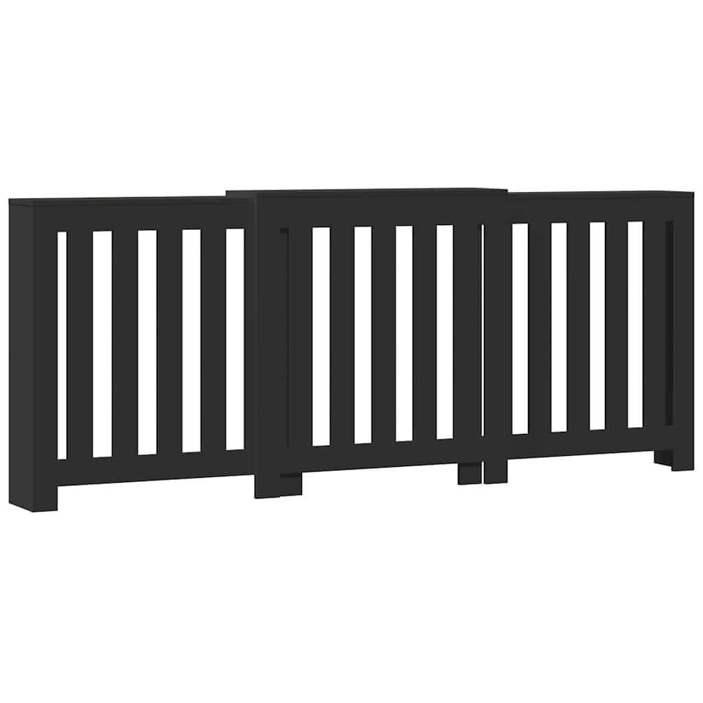 vidaXL Radiatorombouw Zwart 62% Korting - Bewerkt Hout