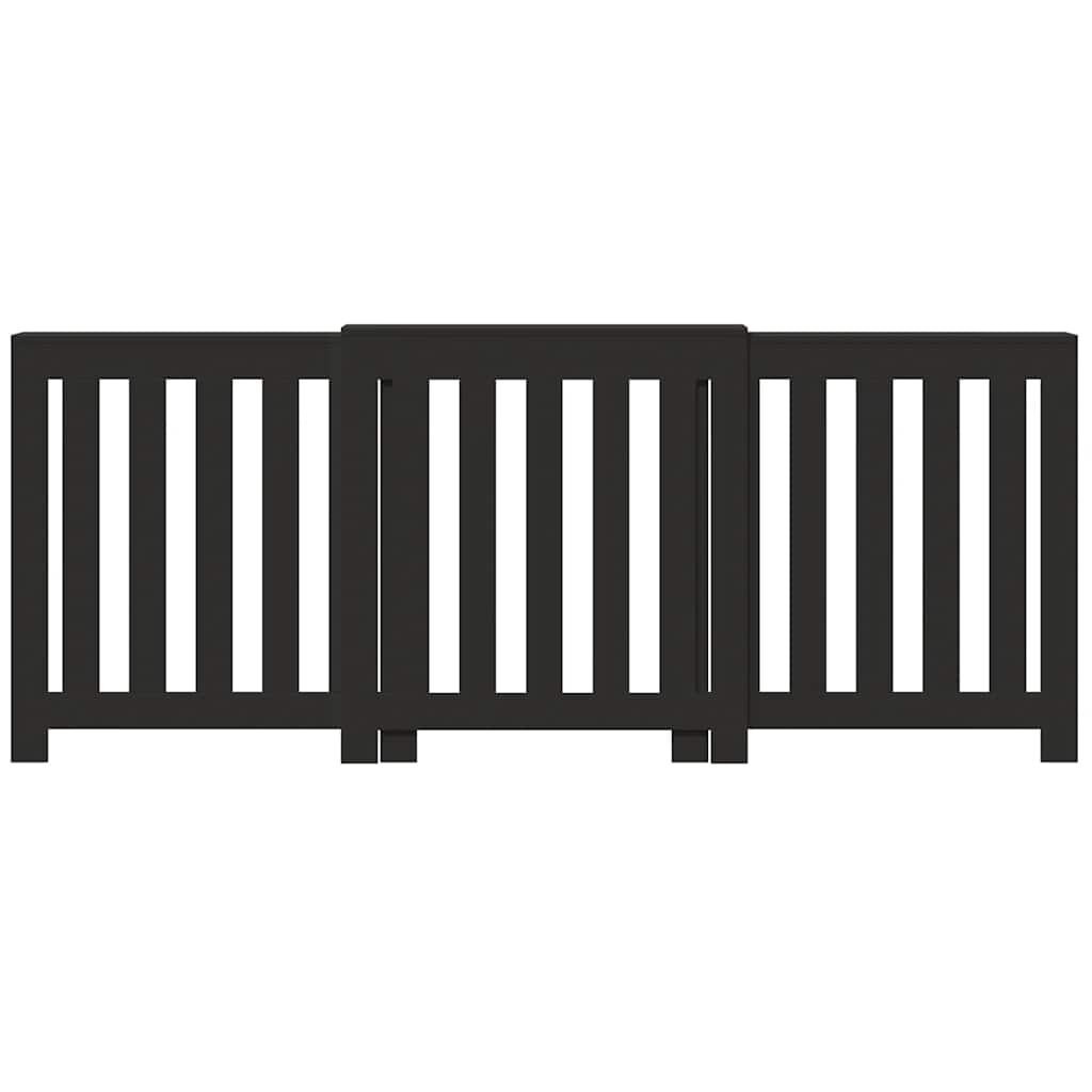 vidaXL Radiatorombouw Zwart 62% Korting - Bewerkt Hout