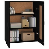 Hangkast Zwart - 69,5x32,5x90 cm - Met 72% Korting!
