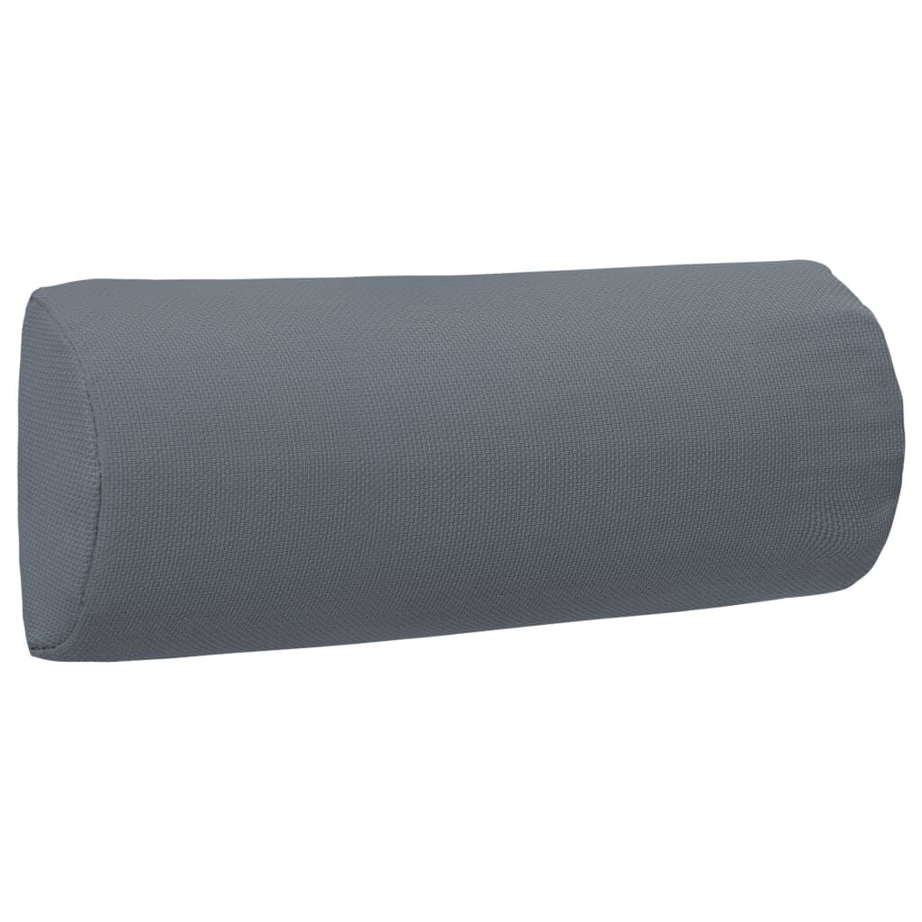 Hoofdsteun Ligstoel Textileen Grijs 40x7,5x15 cm - 68% Korting!