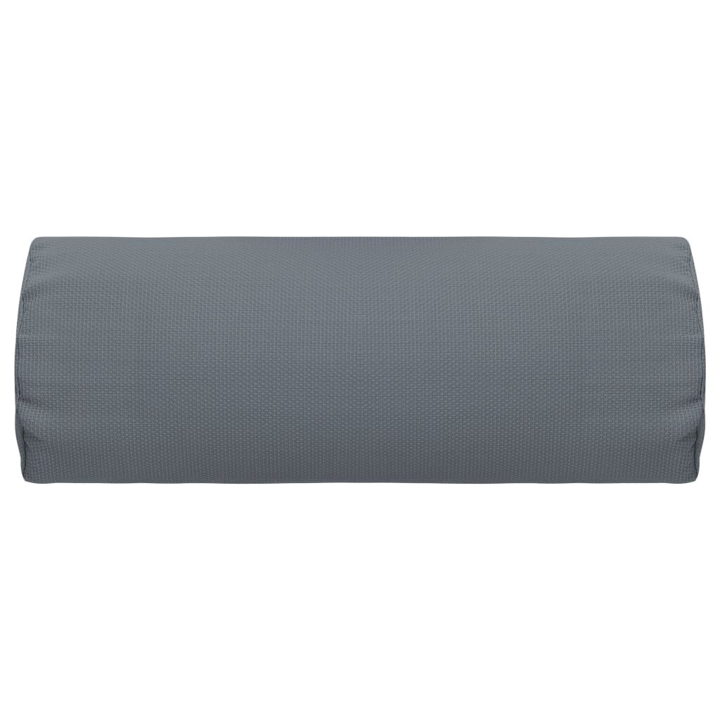 Hoofdsteun Ligstoel Textileen Grijs 40x7,5x15 cm - 68% Korting!