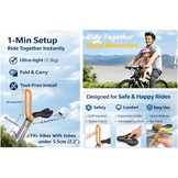 UrRider Kinderfietsstoeltje voor voorop - Universeel en inklapbaar - Tot 6 jaar