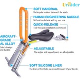 UrRider Kinderfietsstoeltje voor voorop - Universeel en inklapbaar - Tot 6 jaar