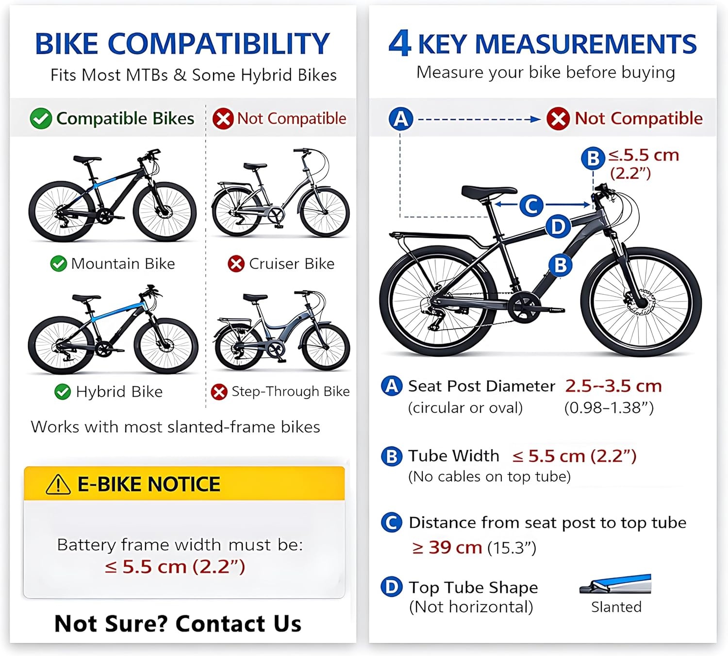 UrRider Kinderfietsstoeltje voor voorop - Universeel en inklapbaar - Tot 6 jaar