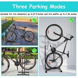 Fiets vloerstandaard vrijstaande staande staande fietsenstalling opbergrek ruimtebesparend geschikt voor mountainbike, racefiets, voor fiets met wieldiameter max. 27,5 inch