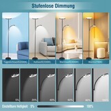 LED Vloerlamp 42W 3700lm Dimbare Kleuren - 42% Korting!
