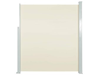 VidaXL Uittrekbaar Tuinscherm (100x500cm) Crème - 48% Korting!