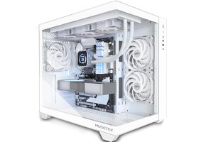 PC Behuizing ATX Mid Tower Wit, 3 Ventilatoren, 29% Korting
