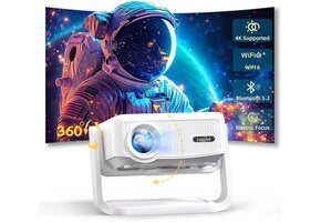 Mini Beamer 1080P Full HD 4K - 300 inch - 48% Korting