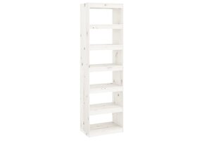 VidaXL Boekenkast/Kamerscherm Grenenhout Wit - 41% Korting