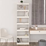 Boekenkast/Kamerscherm Massief Grenenhout Wit - 61% Korting