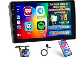 Autoradio Android 13 9" - 30% Korting - Opel Astra H/Zafira B