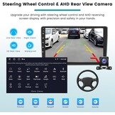 Hikity 2+64G Android 13 Car Stereo voor Opel Astra H 2004-2008 Zafira B 2005-2015 Carplay Draadloze Android Auto, 9 'touchscreen radio met Mirror Link GPS Bluetooth FM RDS WiFi EQ SWC MIC Camera