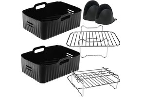 Airfryer Siliconen Vormen Set - 5 stuks, 34% Korting!