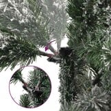 Kunstkerstboom met Sneeuw & Scharnieren - 180cm (69% korting)