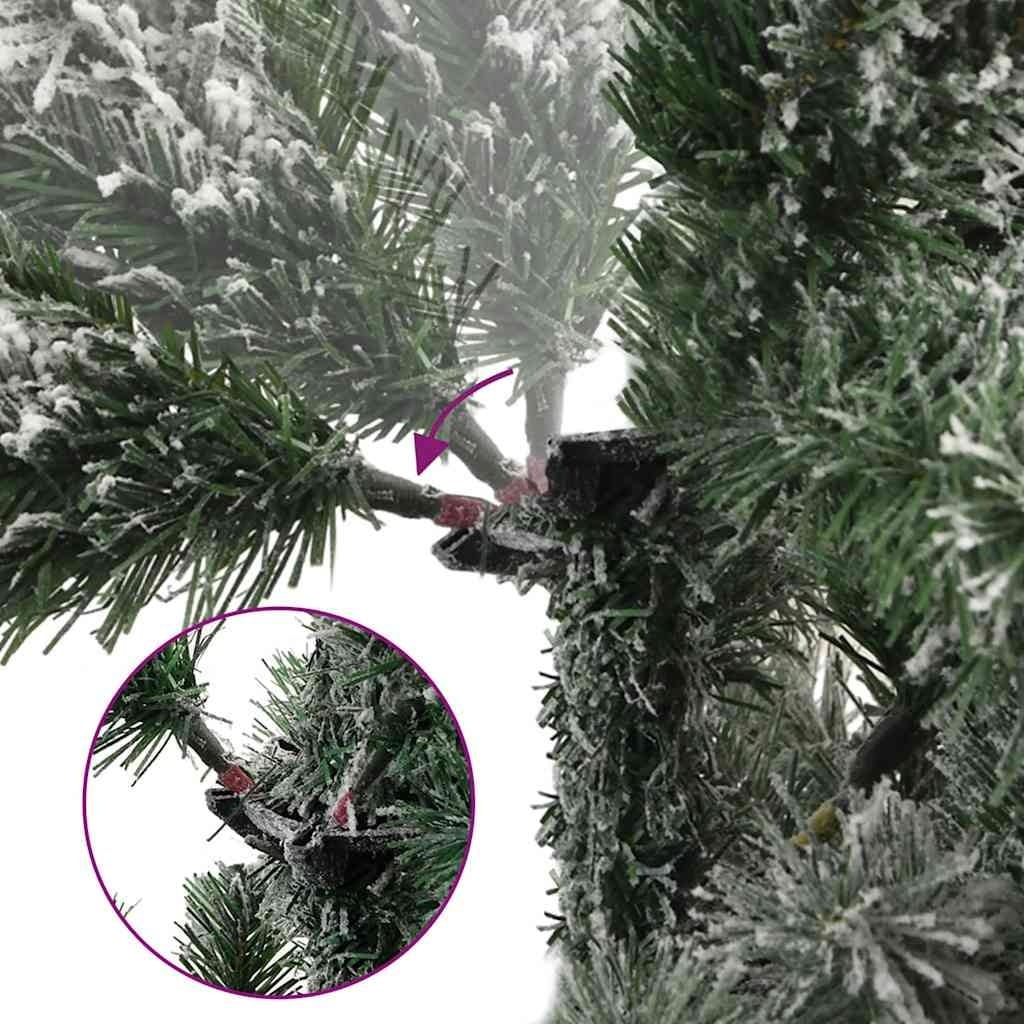 Kunstkerstboom met Sneeuw & Scharnieren - 180cm (69% korting)
