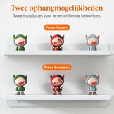 Lifewit Hangende Planken voor Muur, 4 Pack Witte Acrylplank 15" Kamerdecor voor Boekenkast/Vinyl Platen Display/Foto/Afbeelding in Slaapkamer, Woonkamer, Badkamer, Keukenopslag en Organisatie