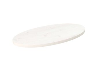 vidaXL Tafelblad Grenenhout Wit - 53% Korting!