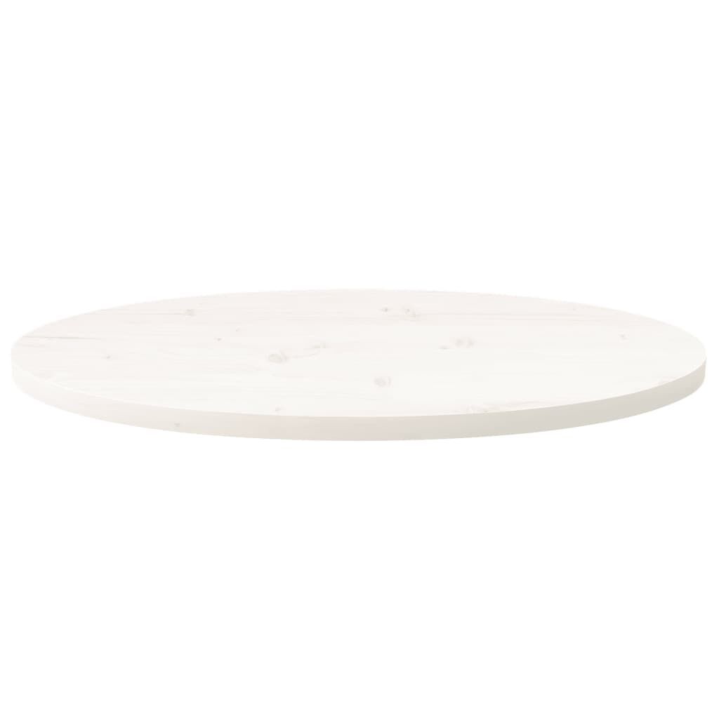 Tafelblad Grenenhout 80x40 cm Wit - 70% Korting!