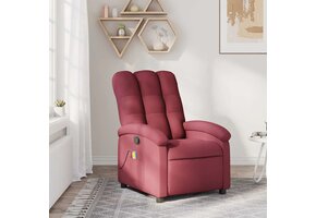 vidaXL Massagestoel Wijnrood - 70% Korting!