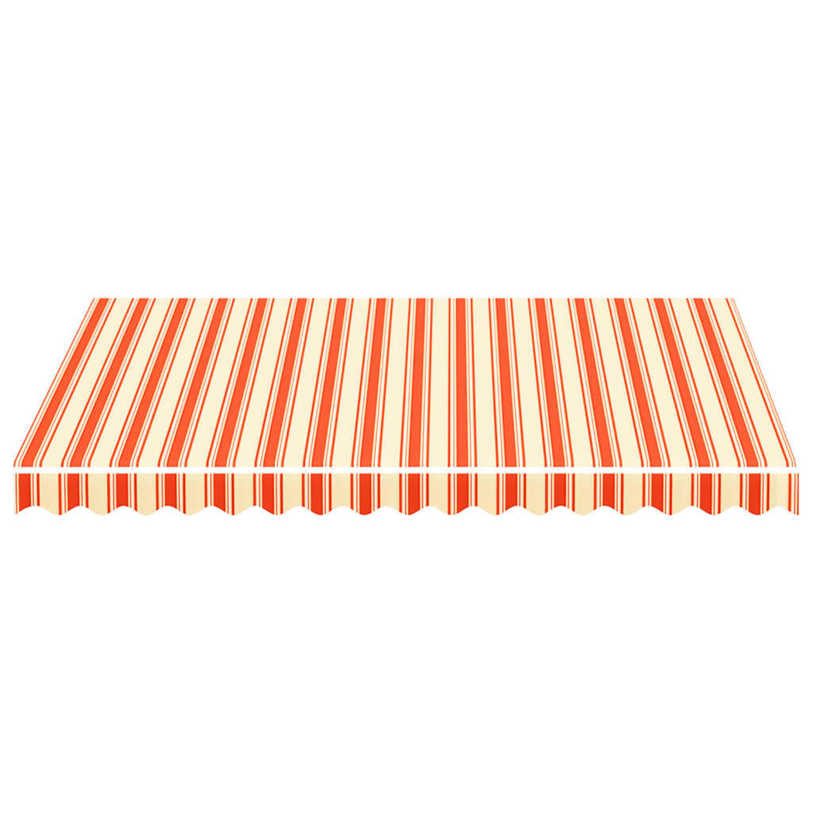 VidaXL Luifeldoek Vervanging 3x2,5m Geel/Oranje - 29% Korting!