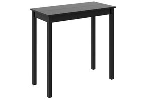 vidaXL Bartafel Zwart - 47% Korting!