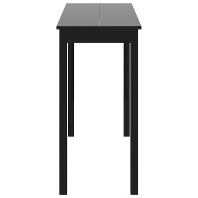 VidaXL Bartafel Zwart MDF - 56% Korting!
