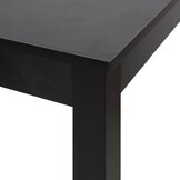 VidaXL Bartafel Zwart MDF - 56% Korting!