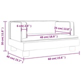 Kinderbank Fluweel Roze 60x40x30 cm | 60% Korting
