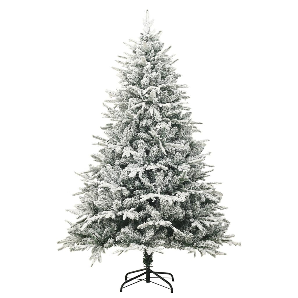 vidaXL Kunstkerstboom Sneeuwvlokken 150 cm - 41% Korting