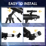 Telescoop Refractor 90mm: 35% Korting!